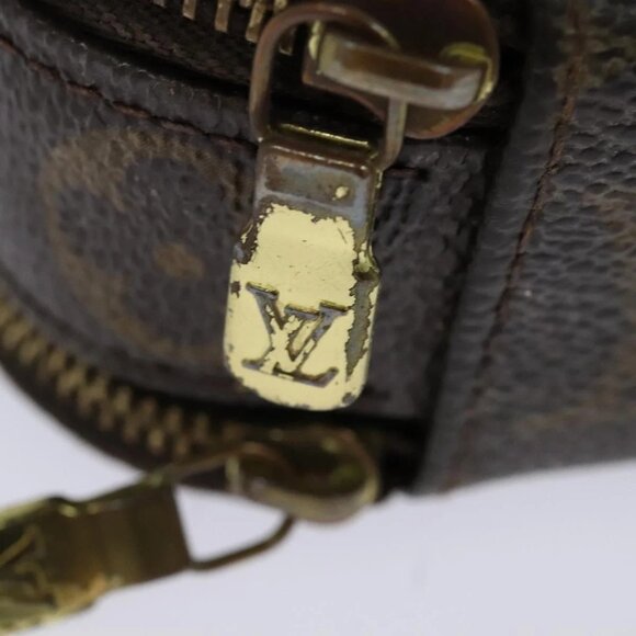 LOUIS VUITTON Monogram Trousse Brush PM Cosmetic Pouch M47510 LV Auth 120867 - Picture 9 of 16